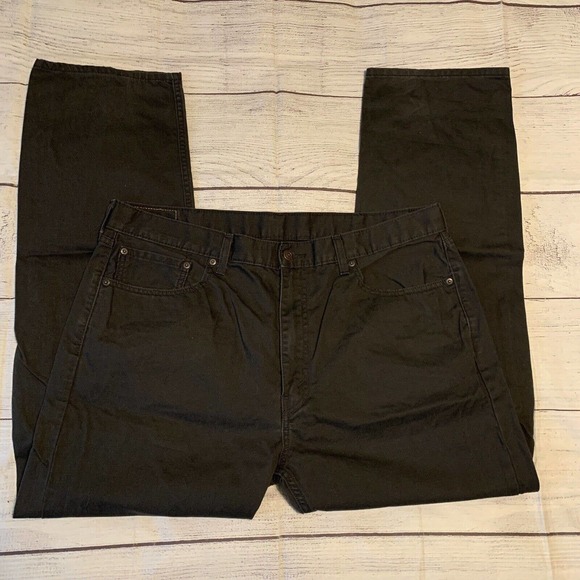 Levis 505 Regular Fit Denim Jeans Mens Size 40x32 Gray Cotton - Picture 7 of 10